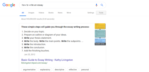 Climbing to Position O with Featured Snippets