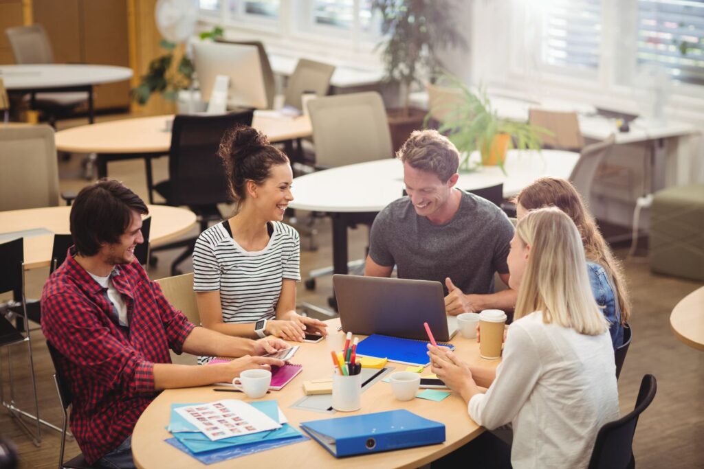 Marketing team planning a campaign
